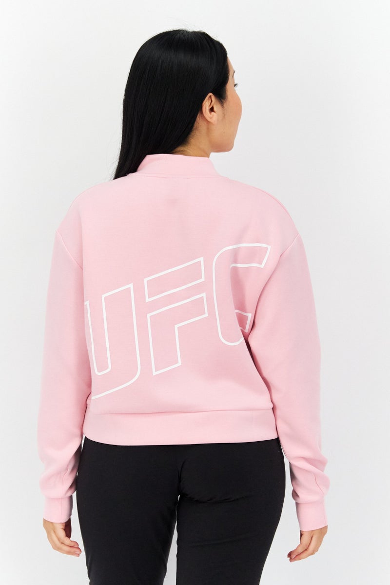 Ufc Women Sportswear Fit Long Sleeves Running Sweatshirt, Pink - Image 2