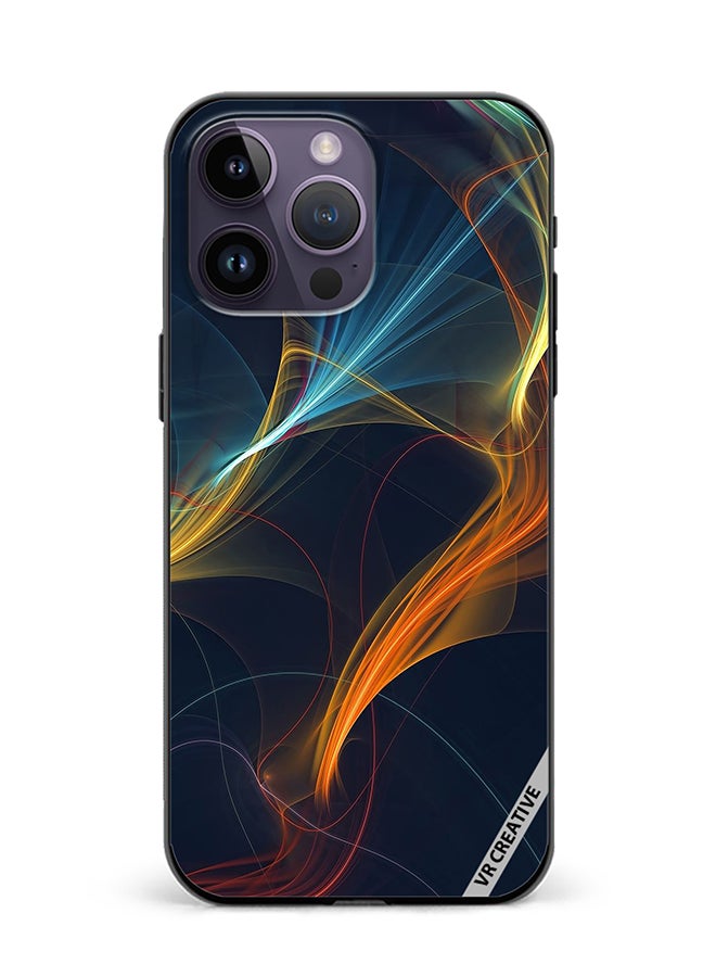 VR CREATIVE Protective Case Cover For Apple iPhone 16 Pro Max Abstract Design Multicolour