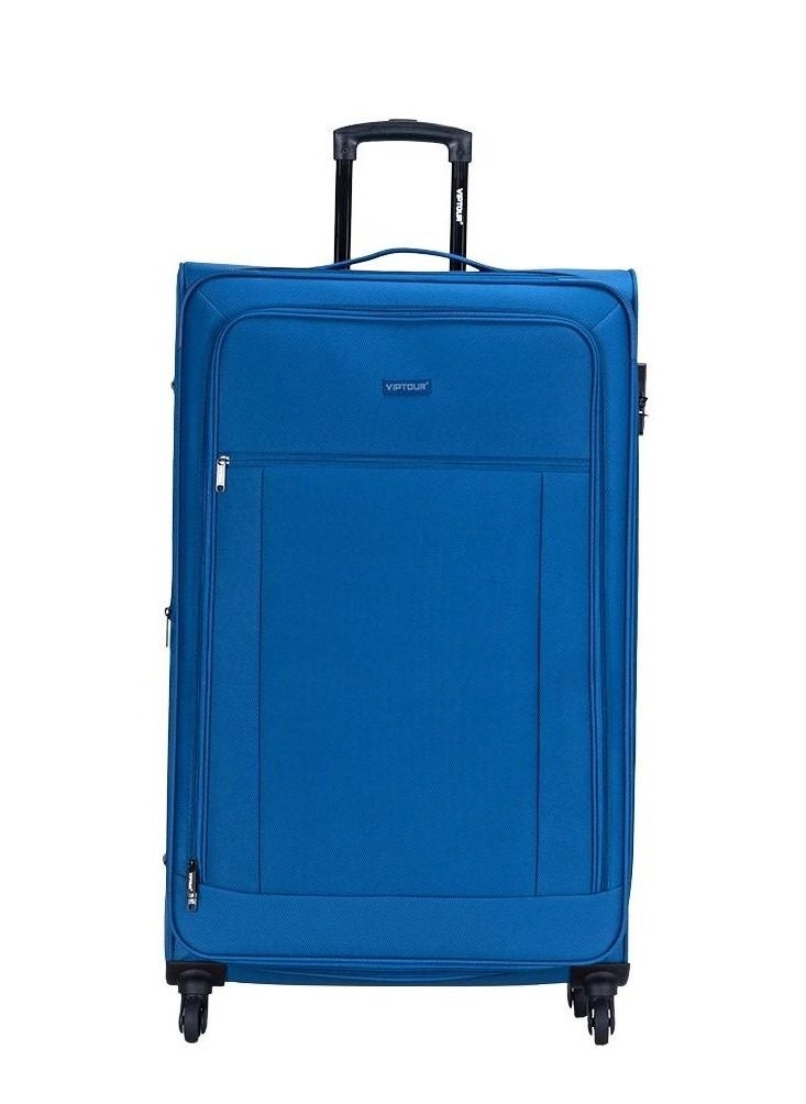 Set of 4 Light Weight Polyester Jacqard Trolley Luggage With Number Lock 20,24,28,32 Inches