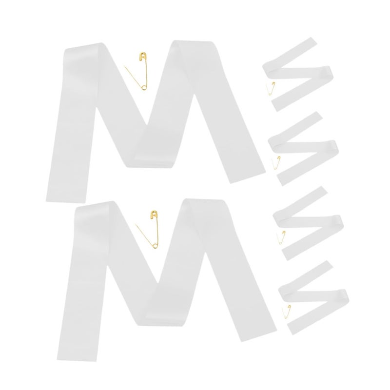 6Pcs Satin Sashes For Bachelorette Party Graduation Wedding Photo Props - Image 2