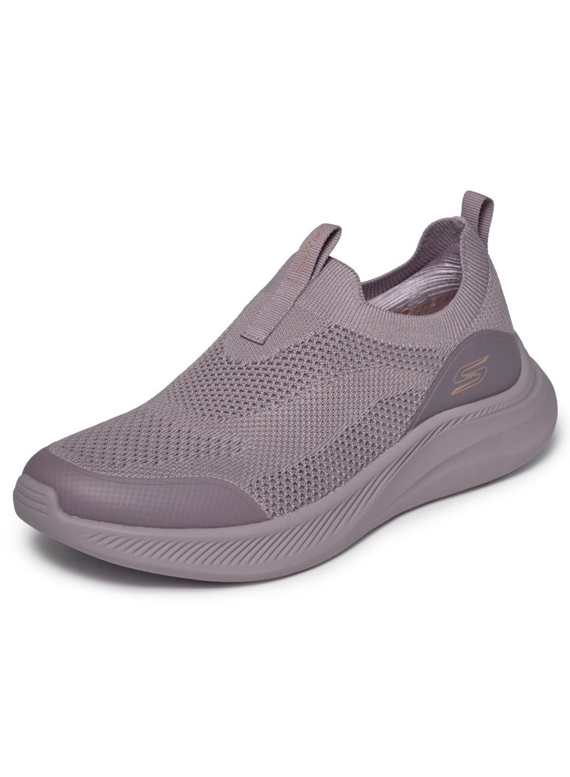 Skechers BOBS Sport Moda Flex Chill Dawn Memory Foam Women's Walking Shoes Lavender - Image 1