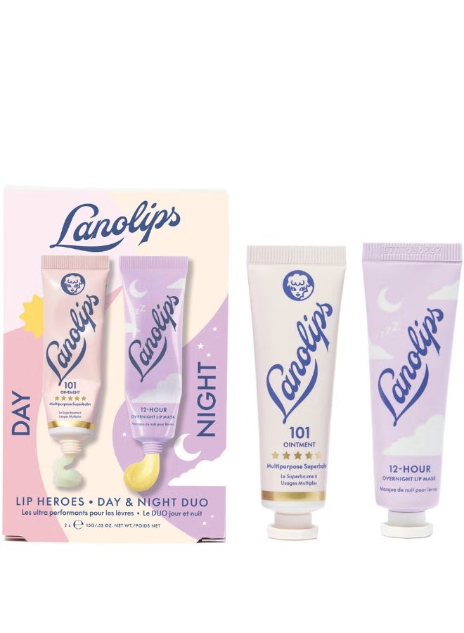 Lanolips Lip Heroes Day and Night Duo - Image 1