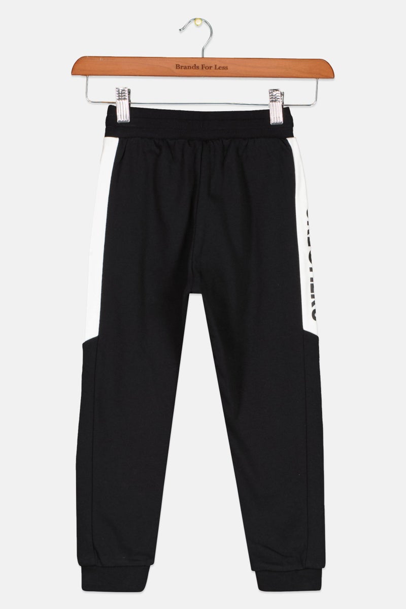 SKECHERS Toddlers Boy Sportswear Fit Training Sweatpants, Black - Image 2