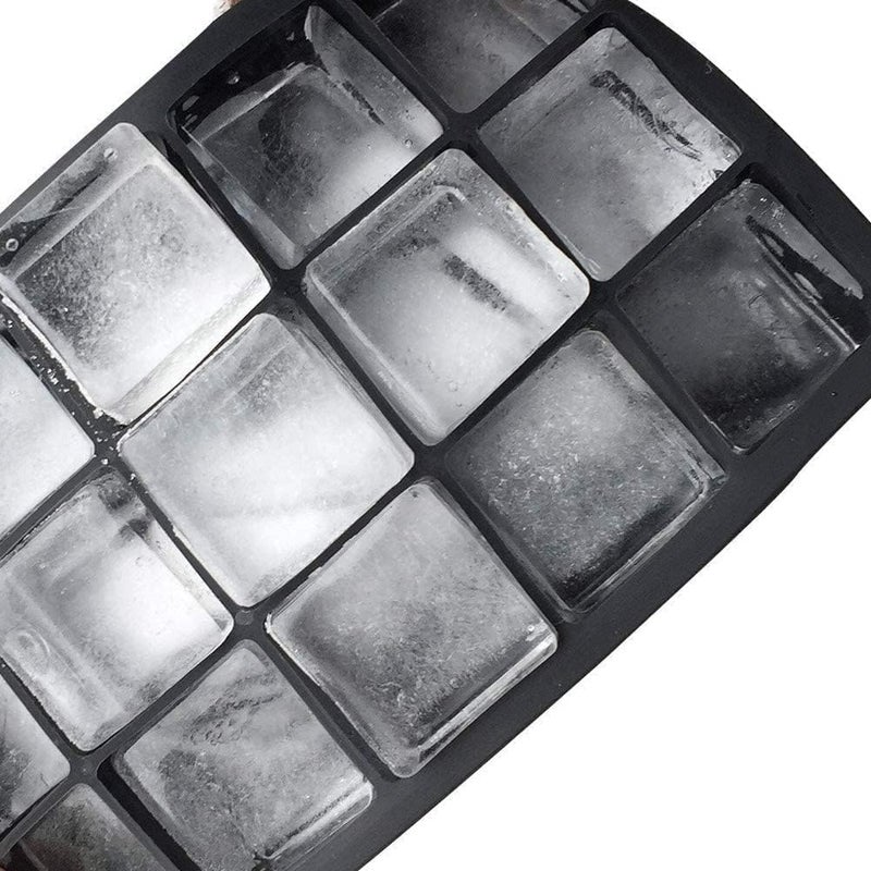 Silicone Ice Cube Tray with 15 Grids - Reusable Square Molds for Drinks, Water, Juice, Jelly (Pink) - Image 3