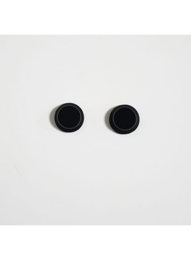 Loquat Ps4 Rocker Cap PS3 PS5 XBOXONE 360 Luminous Cap Luminous Mushroom Head Two-color Handle Silicone-Product Color:PS-Black Bottom Ash Ring 14  - Image 1