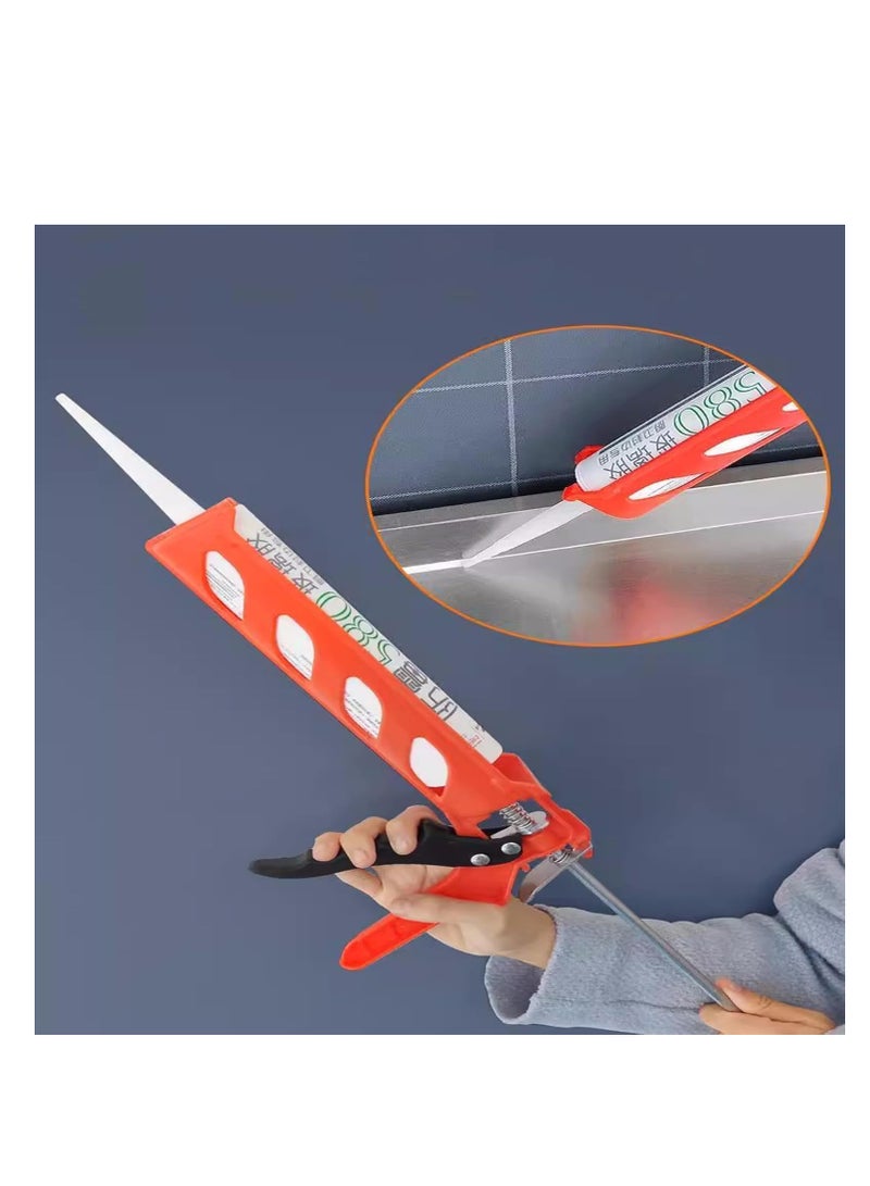 Caulking Gun Lightweight Dripless Labor Saving for Caulk Adhesives Sealants Durable Portable Tool  - Image 4