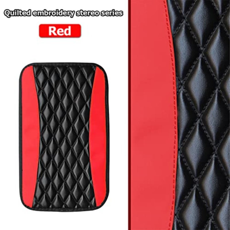 Car Center Console Cushion Pad, Universal Leather Waterproof Armrest Seat Box Cover Protector, Comfortable Car Decor Accessories Fit for Most Cars, Vehicles,  SUVs - Image 3