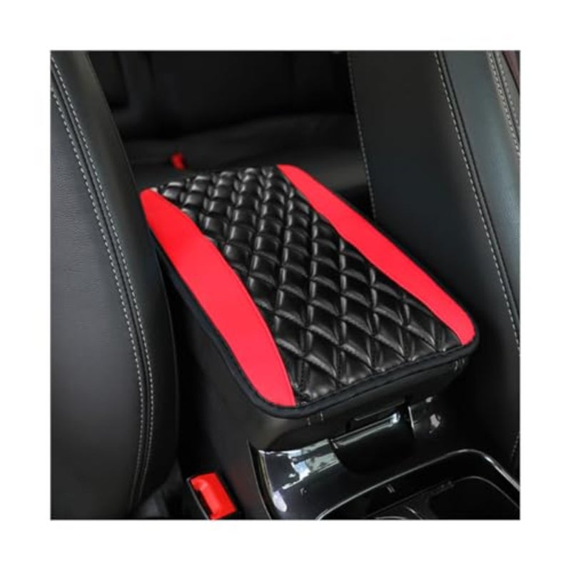 Car Center Console Cushion Pad, Universal Leather Waterproof Armrest Seat Box Cover Protector, Comfortable Car Decor Accessories Fit for Most Cars, Vehicles,  SUVs - Image 1