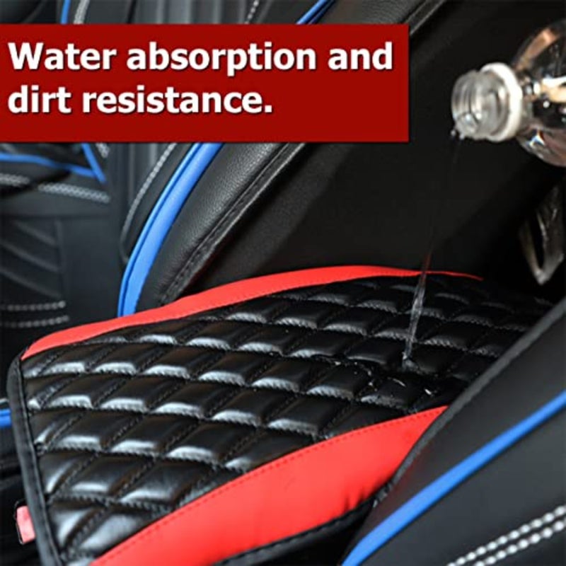 Car Center Console Cushion Pad, Universal Leather Waterproof Armrest Seat Box Cover Protector, Comfortable Car Decor Accessories Fit for Most Cars, Vehicles,  SUVs - Image 5