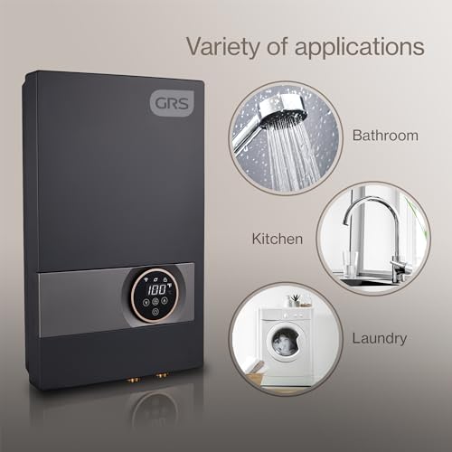 Grès GRS Tankless Water Heater Electric 13KW 240V | Easy to Install Electric Heater with Digital Display | Whole House Water Tank for Shower, Kitchen, Bathroom, Sink, and more - Image 4