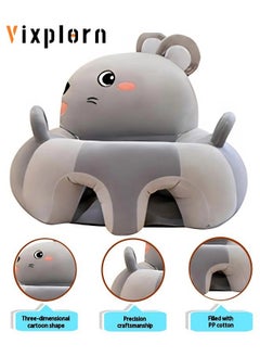 Gray cute mouse pattern-1