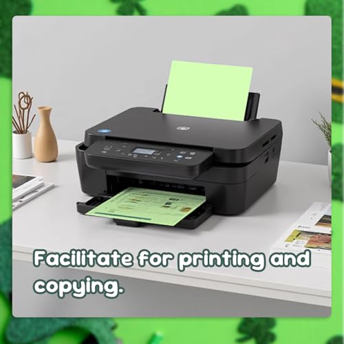 Bazyrock 30 Sheets Green Cardstock 8.5'' x 11'', 5 Colors Assorted Green Colored Card Stock Paper 90lb/250gsm Perfect for Festive Decor DIY Greeting Cards Arts and Crafts - Image 5