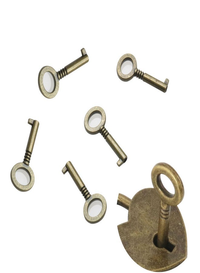 DGBRSM 6pcs Retro Mini Lock Replacement Key, Suitable for Universal Keys Such As Mini Bear Locks, Heart Locks, Etc. - Image 4