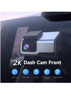 FPC 2K driving recorder with mobile phone APP control front and rear high-definition night video front 2K rear 1080P  - Image 2