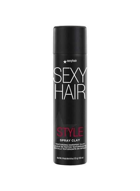 SexyHair Style Spray Clay Texturizing Hairspray Clay, 4.4 Oz | All Over Texture | Matte Finish | All Hair Types