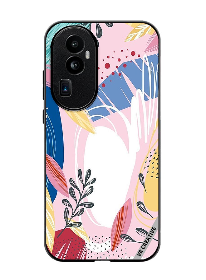 VR CREATIVE Protective Case Cover For Oppo Reno 10 Pro Plus Flower Design Multicolour - Image 1