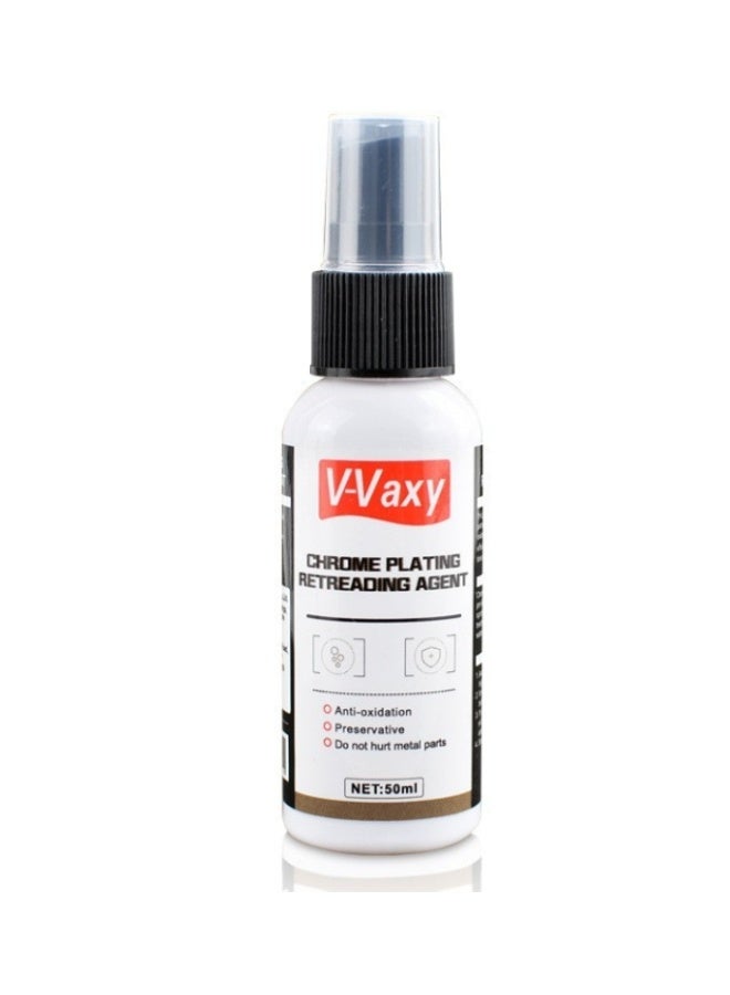 V-Vaxy Chrome Plate Retreading Agent Car Logo Rust Removal Spray Cleaner 50ML - Image 2