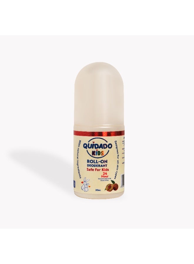 كويدادو كيدز مزيل عرق  للأطفال -رول اون-طبيعي بدون الومنيوم  -برائحة الخوخ - Image 1