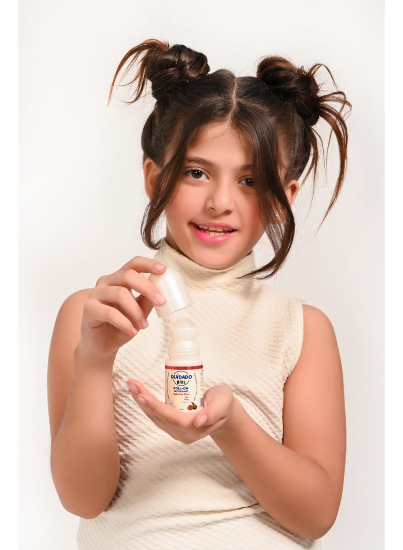 كويدادو كيدز مزيل عرق  للأطفال -رول اون-طبيعي بدون الومنيوم  -برائحة الخوخ - Image 5