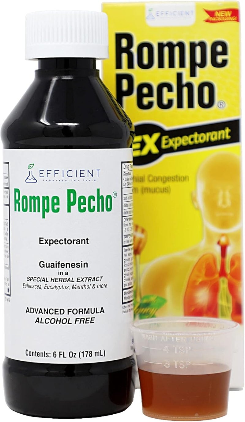 ROMPE PECHO شراب السعال البارد EX Expectorant 6oz - Image 1