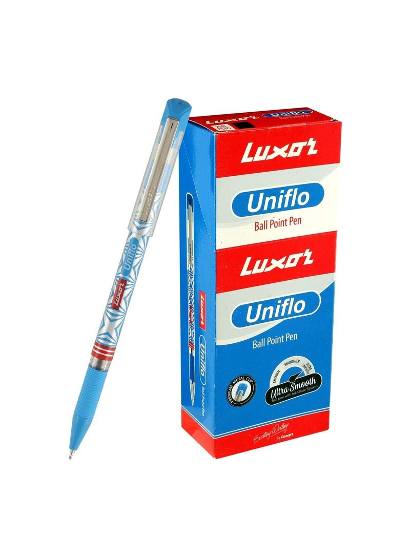 Luxor UNIFLO Ball Pen Blue 20s Box And UNIFLO Ball Pen Black 20s Box - Image 3