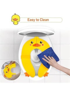 Gonice Toilet Seat Cover,Travel Potties,Foldable Travel Potty Toilet Seat for Toddlers, Boys & Girls with Non-Slip Silicone Pads | Recyclable Toilet Seat  - Image 4