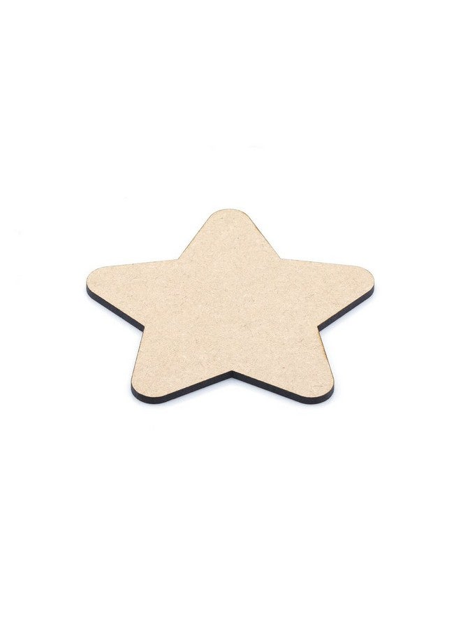 Cliths Set of 32 Blank Wooden MDF Coaster for Craft Painting (4 Pcs in Each Shape), DIY MDF Boards, MDF Cutouts for Art and Craft (4x4 Inch) - Image 5