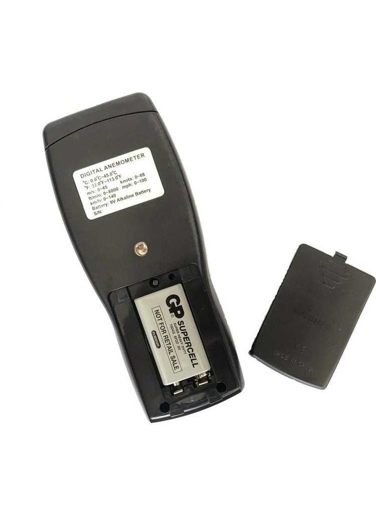 SMART SENSOR As 836 Wind Speed ​​and Temperature Meter Anemometer  - Image 3
