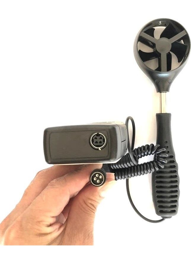 SMART SENSOR As 836 Wind Speed ​​and Temperature Meter Anemometer  - Image 5