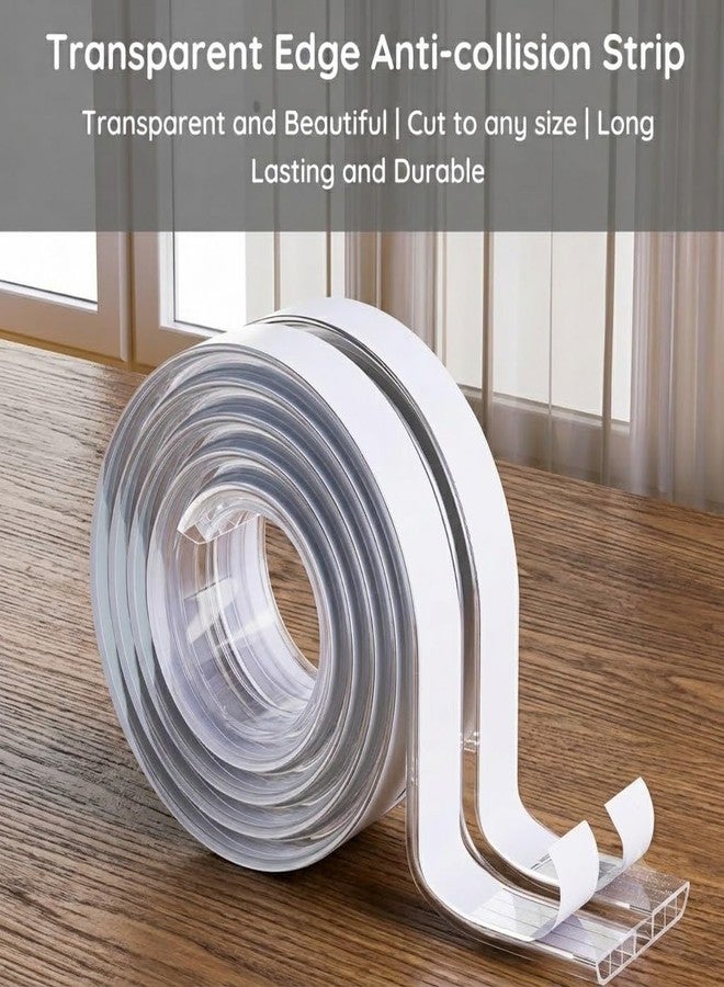 DANSR Clear Baby Proofing Edge Guard - 2M Transparent Furniture Edge Protector, Soft Shock Absorbent Safety Strip for Sharp Edges, Table Corner Guard for Kids, Toddlers & Baby Safety Products - Image 3