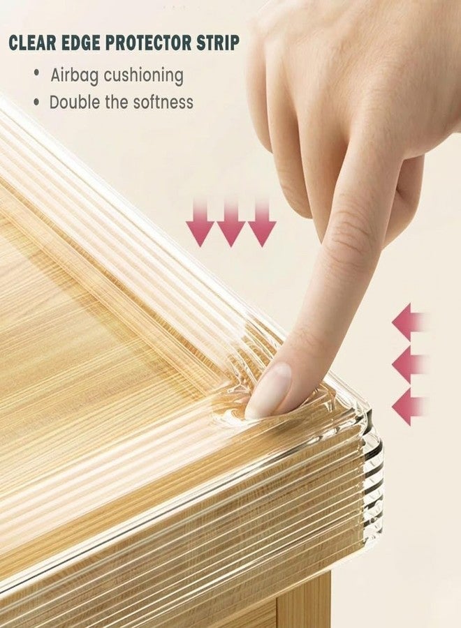 DANSR Clear Baby Proofing Edge Guard - 2M Transparent Furniture Edge Protector, Soft Shock Absorbent Safety Strip for Sharp Edges, Table Corner Guard for Kids, Toddlers & Baby Safety Products - Image 4