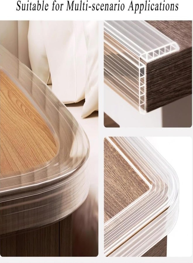 DANSR Clear Baby Proofing Edge Guard - 2M Transparent Furniture Edge Protector, Soft Shock Absorbent Safety Strip for Sharp Edges, Table Corner Guard for Kids, Toddlers & Baby Safety Products - Image 5