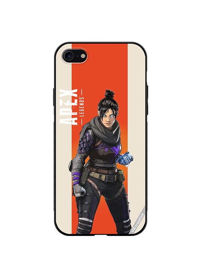 VR CREATIVE Protective Case Cover For Apple iPhone SE (2022) Apex Legends Waraith Design Multicolour - Image 1