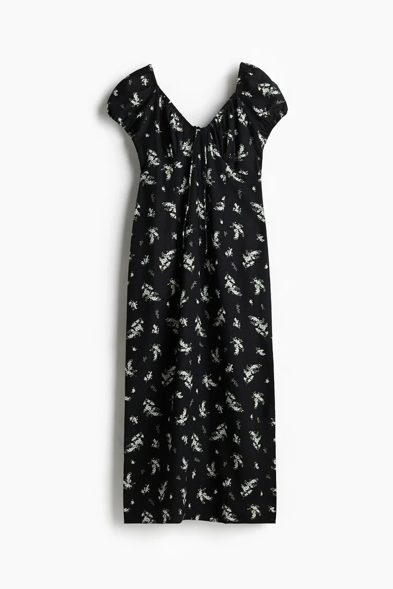 H&M Tie-detail maxi dress