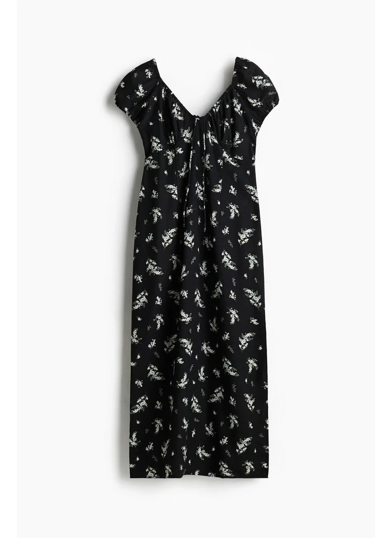اتش اند ام Tie-detail maxi dress