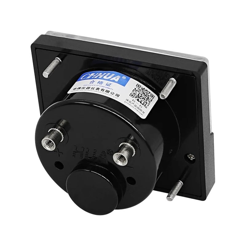 مقياس الفولتميتر التناظري لاختبار جهد لوحة التيار المتردد 100 فولت مقاس 60x70 ملم لاختبار الدوائر - Image 4