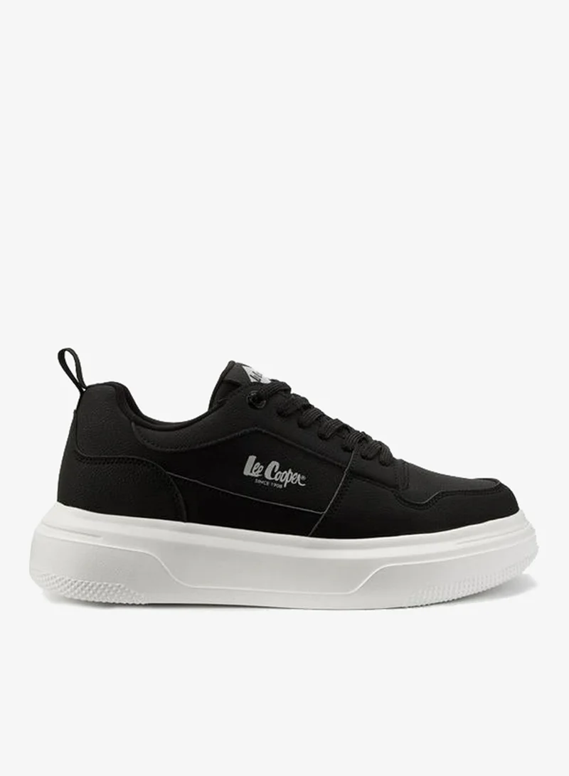 لي كوبر Men'S Panelled Lace-Up Ortholite Sneakers With Pull Tab