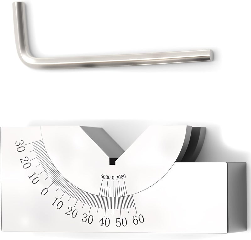 Preamer AP25 Adjustable Micro Angle Gauge High Precision Angle V Block 0-60° for Milling Lathe Machinist Tools - Image 5