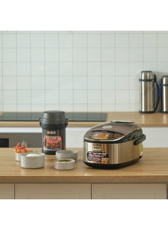 زوجيروشي Zojirushi NP-HRQ18 Induction Heating Rice Cooker & Warmer – Durable Non-Stick, Multi-Menu Cooking, Japanese Quality - Image 2