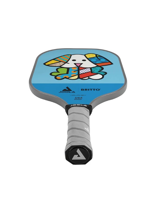 JOOLA عصا بيكلبول JOOLA بريتو – تصميم الكلب | سطح من الألياف الزجاجية | نواة بوليمر 10 مم | معتمدة من USAPA | عصا ترفيهية خفيفة الوزن - Image 3