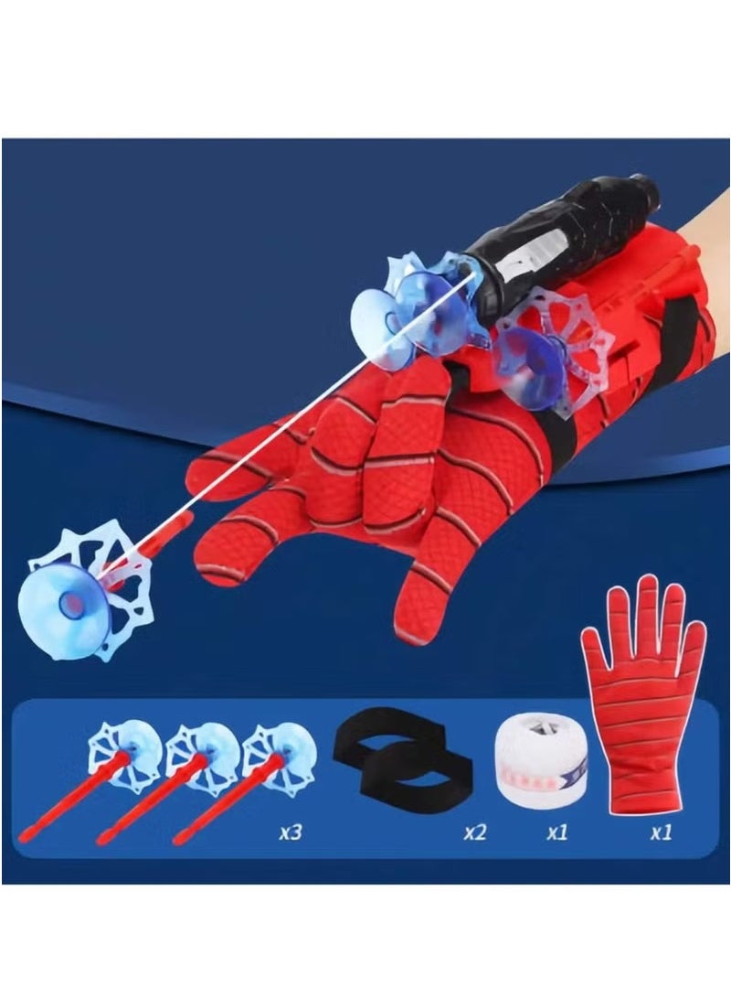 Toy Box Spider Web Shooter Toys for Kids Real Gadget Toys for Boys Gloves Launcher Wrist Toy for School Fancy Dress Costume, Cosplay Launcher  - Image 4