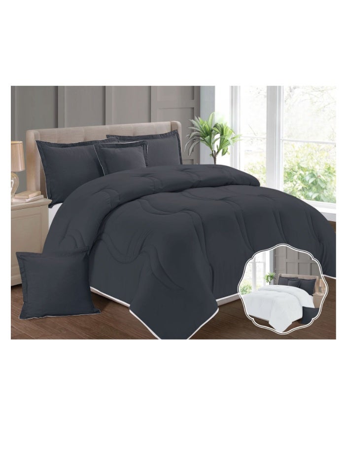 Blue Sky Double-sided comforter set, 6-piece bedspread, 6-piece bedspread set, 100% microfiber filling bedspread, 230x250 cm duvet  - Image 1