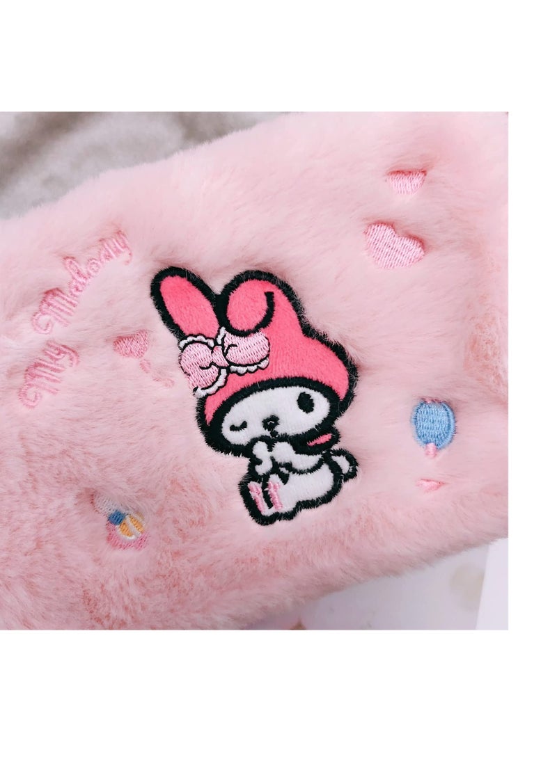 Excefore Cartoon Anime Plush Makeup Bag, Zipper Pouch Cosmetics Bag, Embroidery Cartoon Characters Capacity Bag, Suitable For Women Girl Gift - Image 3