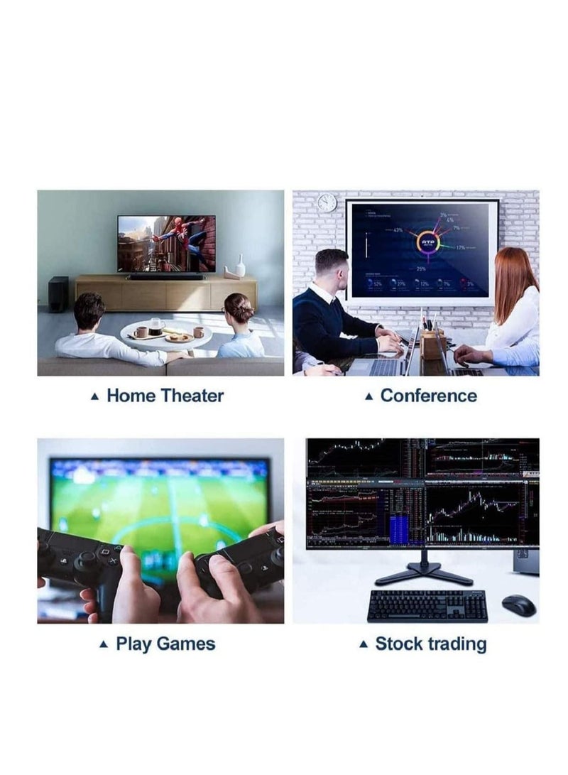 Ntech USB to HDMI Adapter, USB 3.0 / 2.0 to HDMI 1080P Full HD Video Audio Multi Monitor Converter Adaptor for PC Laptop Projector HDTV Compatible with Windows XP 7/8/8.1/10 (NO MAC & VISTA) - Image 2