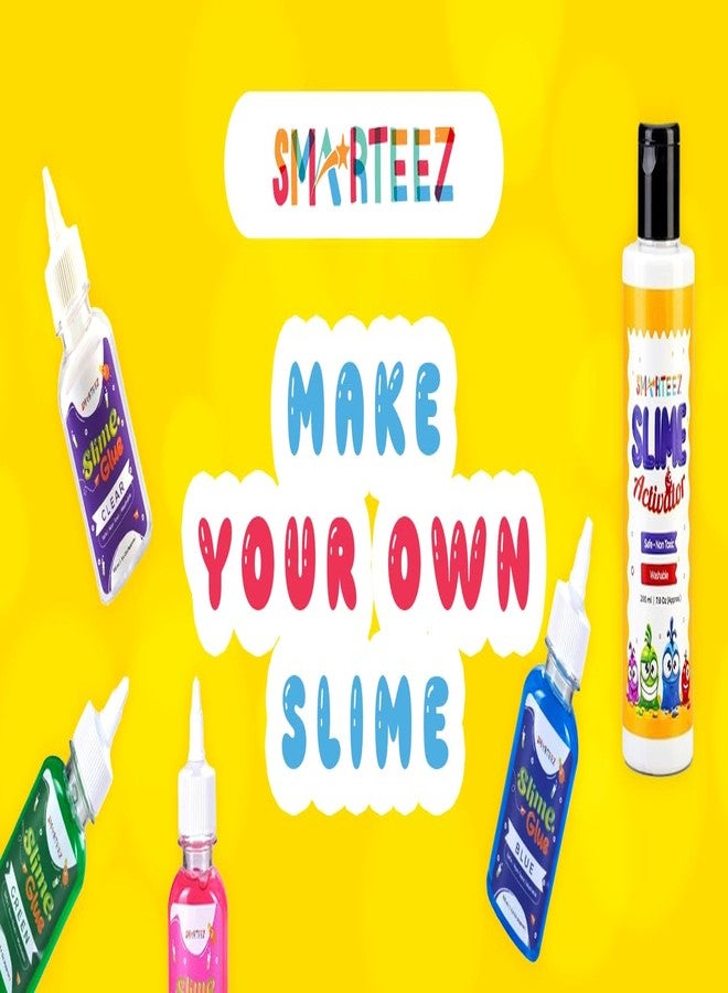 SMARTEEZ Rose Pink Slime Glue | School Glue | Craft Glue | Waterproof Washable Glue | Smooth & Stretchy | Non Toxic, 100ml - Image 2