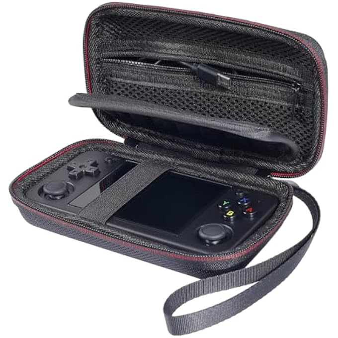 HARD TRAVEL CASE FOR RG35XX H / RG353M RETRO HANDHELD GAME CONSOLE, HARD CARRY CASE, COMPATIBLE WITH RG35XX H RG353M - Image 1