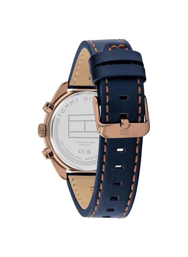 TOMMY HILFIGER  Leather Strap Analog Watch for Men | Best Price UAE