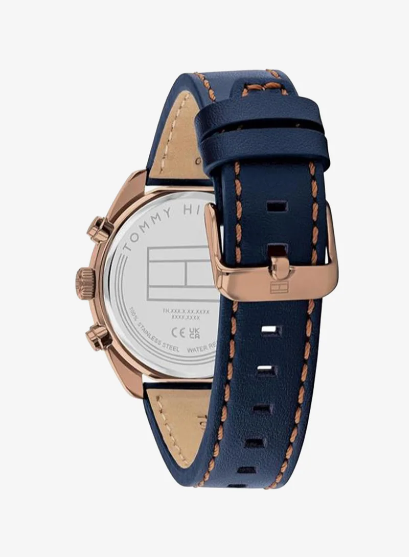 Tommy Hilfiger  Leather Strap Analog Watch for Men | Best Price UAE