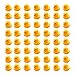 WAMSOLE 50PCS Super Mini Rubber Duck Bath Duck Toys for Toddlers Boys GirlsSqueak and Float Rubber Ducks in Bulk Baby Shower Duck Decorations Party Favors 16 - Image 4