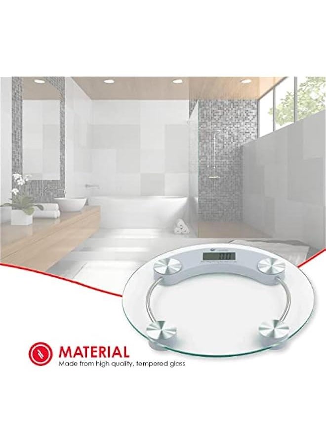 Glass Bathroom Scale Round, No Size, Clear 8mm - pzsku/Z8DD3BACFED813CBB42B8Z/45/_/1731652967/2047467e-21a5-4401-93ed-d5f0f09df60a